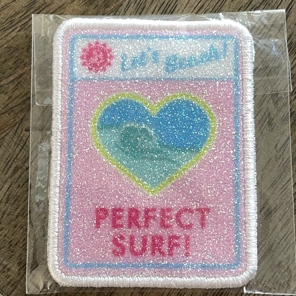 Stoney Clover Lane Barbie Glitter Surf patch let’s Beach Ltd Edition - Picture 1 of 3